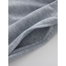 Italy Flag Letter Print Comfy Shorts, Men's Casual Solid Color Slightly Stretch Elastic Waist Drawstring Shorts For Summer