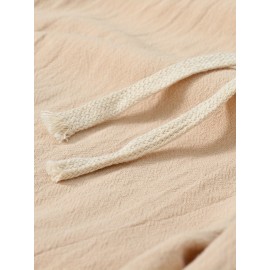 Men's Comfy Casual Cotton Shorts, Summer Clothing